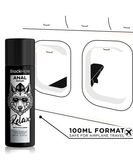 BLACK HOLE - ANAL REPAIR WATER BASED RELAX WITH HYALURON 100 ML BLACK HOLE - ANAL REPAIR WATER BASED RELAX WITH HYALURON 100 ML