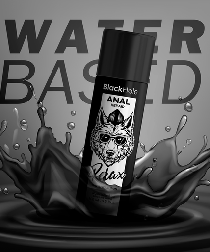 BLACK HOLE - ANAL REPAIR WATER BASED RELAX WITH HYALURON 100 ML BLACK HOLE - ANAL REPAIR WATER BASED RELAX WITH HYALURON 100 ML