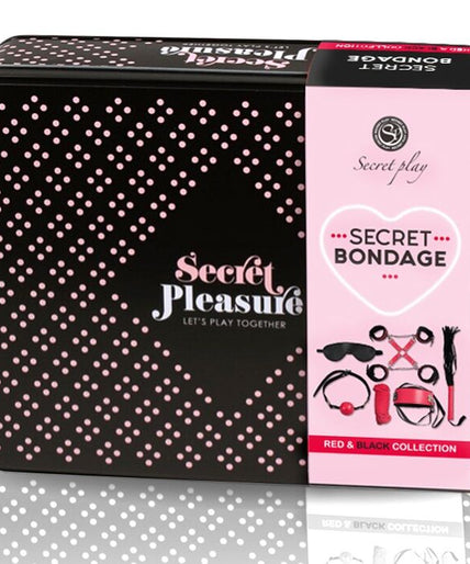 SECRETPLAY - BDSM SET 6 PCS RED COLLECTION SECRETPLAY - BDSM SET 6 PCS RED COLLECTION
