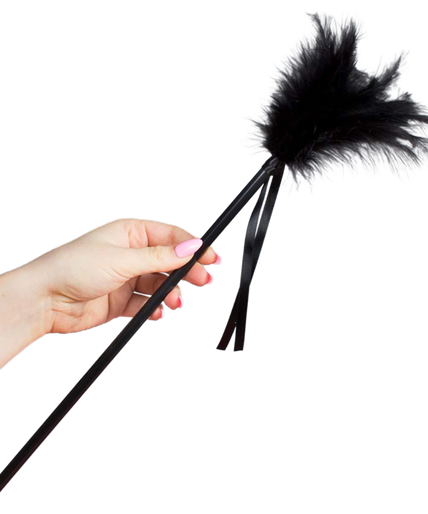 SECRETPLAY - BLACK FEATHERS 40 CM SECRETPLAY - BLACK FEATHERS 40 CM