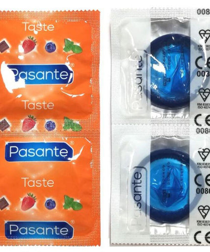 PASANTE - CONDOMS FLAVOR BLUEBERRY BAG 144 UNITS PASANTE - CONDOMS FLAVOR BLUEBERRY BAG 144 UNITS