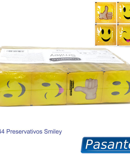 PASANTE - CONDOMS SMILEY BAG 144 UNITS PASANTE - CONDOMS SMILEY BAG 144 UNITS