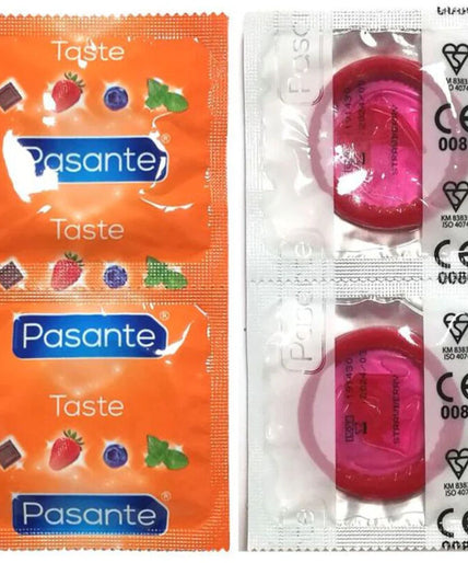 PASANTE - CONDOMS FLAVOR STRAWBERRY BAG 144 UNITS PASANTE - CONDOMS FLAVOR STRAWBERRY BAG 144 UNITS
