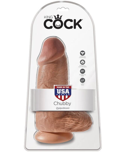 KING COCK - CHUBBY REALISTIC PENIS 23 CM CARAMEL KING COCK - CHUBBY REALISTIC PENIS 23 CM CARAMEL