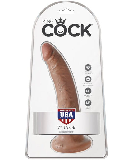 KING COCK - REALISTIC PENIS 17.5 CM CARAMEL KING COCK - REALISTIC PENIS 17.5 CM CARAMEL