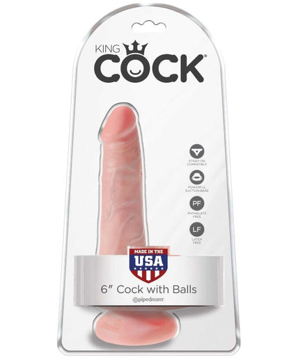 KING COCK - REALISTIC PENIS WITH BALLS 13.5 CM LIGHT KING COCK - REALISTIC PENIS WITH BALLS 13.5 CM LIGHT