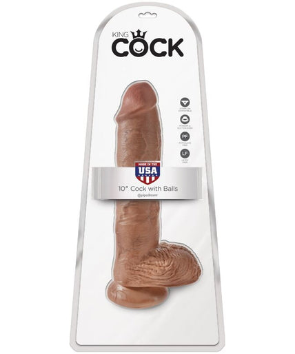 King Cock – Realistische Penis Met Ballen 19,8 Cm Caramel King Cock – Realistische Penis Met Ballen 19,8 Cm Caramel