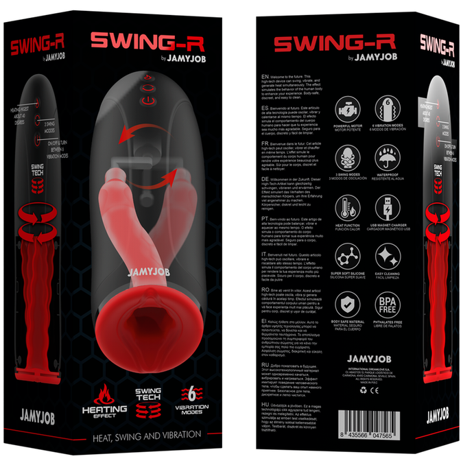 JAMYJOB - SWING-R VERWARMEND EFFECT, SWING TECH EN TRILLENDE MASTURBATOR