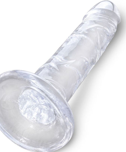 KING COCK - CLEAR REALISTIC PENIS 15.5 CM TRANSPARENT KING COCK - CLEAR REALISTIC PENIS 15.5 CM TRANSPARENT