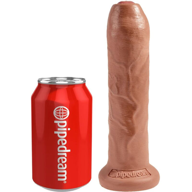 KING COCK - ONBESNEDEN REALISTISCHE PENIS 17,8 CM KARAMEL