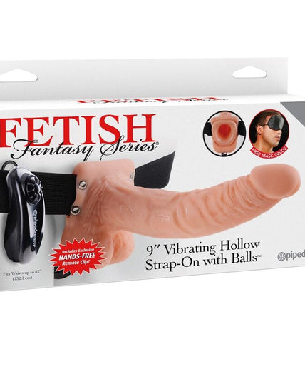 FETISH FANTASY SERIES - ADJUSTABLE HARNESS REMOTE CONTROL REALISTIC PENIS WITH TESTICLES 23 CM FETISH FANTASY SERIES - ADJUSTABLE HARNESS REMOTE CONTROL REALISTIC PENIS WITH TESTICLES 23 CM