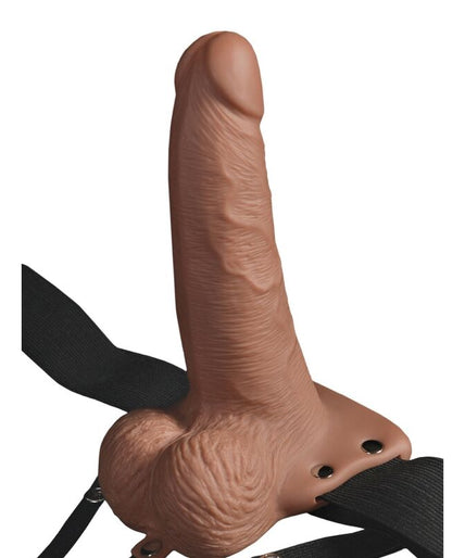 FETISH FANTASY SERIES - VERSTELBAAR TUIGJE REALISTISCHE PENIS MET OPLAADBARE TEELBALLEN EN VIBRATOR 15 CM FETISH FANTASY SERIES - VERSTELBAAR TUIGJE REALISTISCHE PENIS MET OPLAADBARE TEELBALLEN EN VIBRATOR 15 CM