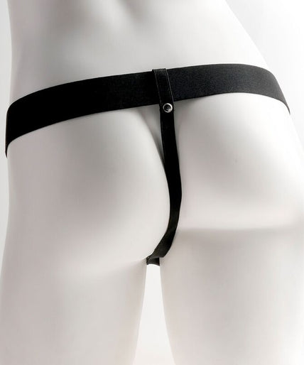 FETISH FANTASY SERIES - ADJUSTABLE HARNESS REALISTIC PENIS WITH RECHARGEABLE TESTICLES AND VIBRATOR 15 CM FETISH FANTASY SERIES - ADJUSTABLE HARNESS REALISTIC PENIS WITH RECHARGEABLE TESTICLES AND VIBRATOR 15 CM