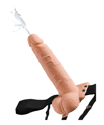 FETISH FANTASY SERIES - VERSTELBAAR HARNAS REALISTISCHE PENIS MET BALLEN SPUITEND 19 CM FETISH FANTASY SERIES - VERSTELBAAR HARNAS REALISTISCHE PENIS MET BALLEN SPUITEND 19 CM
