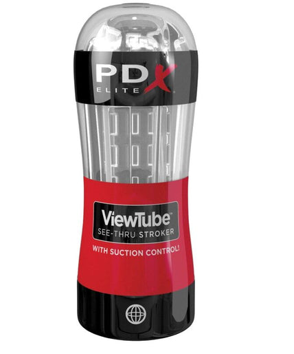 PDX ELITE - STROKER MASTURBATOR VIEWTUBE CONTROL SUCTION CLEAR PDX ELITE - STROKER MASTURBATOR VIEWTUBE CONTROL SUCTION CLEAR