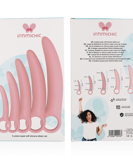 INTIMICHIC - SILICONEN DILATATOR 5-DELIGE SET INTIMICHIC - SILICONEN DILATATOR 5-DELIGE SET