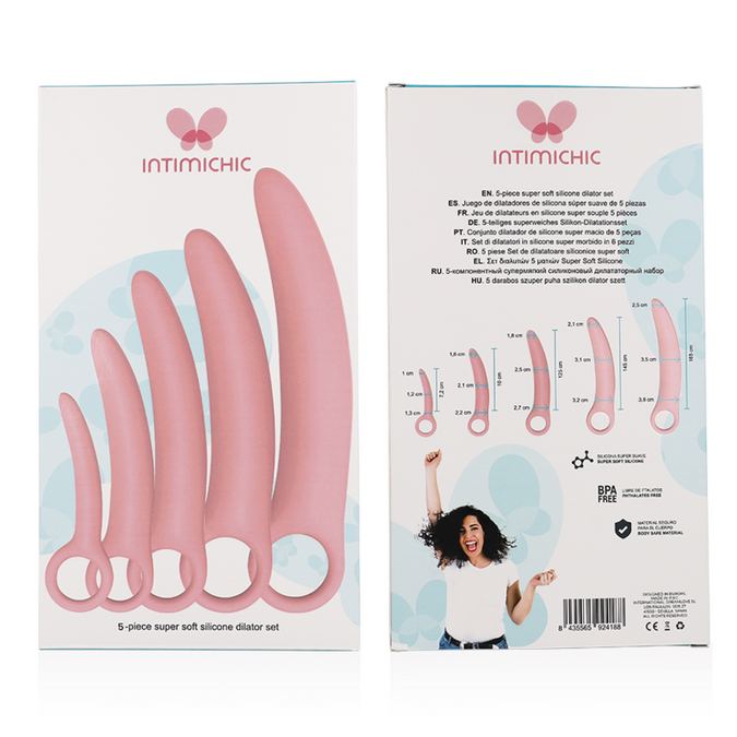 INTIMICHIC - SILICONEN DILATATOR 5-DELIGE SET