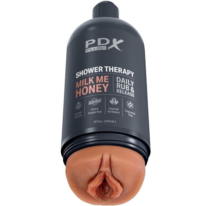 Pdx Plus – Stroker Masturbator met discreet flesontwerp Milk Me Honey Candy Shampoo