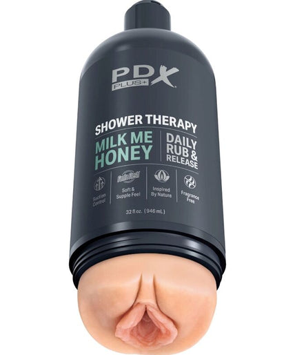 PDX PLUS - STROKER MASTURBATOR DISCREET DESIGN OF MILK ME HONEY SHAMPOO BOTTLE PDX PLUS - STROKER MASTURBATOR DISCREET DESIGN OF MILK ME HONEY SHAMPOO BOTTLE