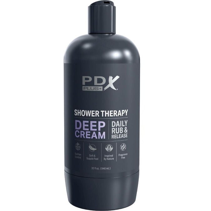 PDX PLUS - STROKER MASTURBATOR DISCRETE DIEPE CRÈME SHAMPOO FLES ONTWERP