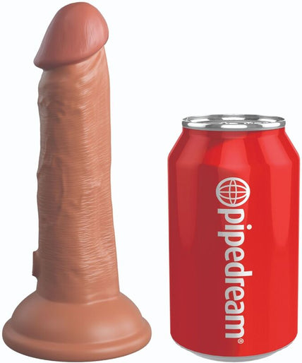 KING COCK - ELITE REALISTIC SILICONE DILDO 15.2 CM CARAMEL KING COCK - ELITE REALISTIC SILICONE DILDO 15.2 CM CARAMEL