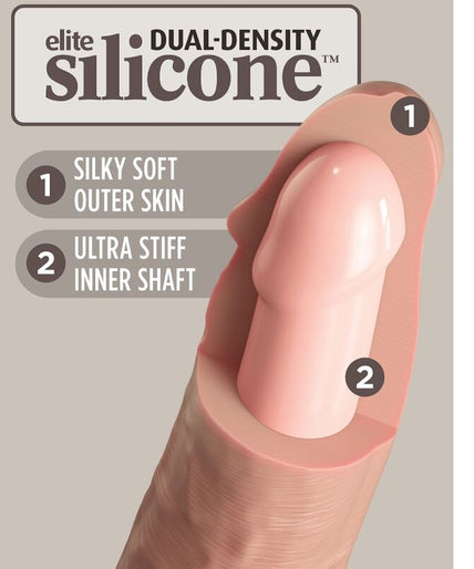 KING COCK - ELITE REALISTIC SILICONE DILDO 15.2 CM KING COCK - ELITE REALISTIC SILICONE DILDO 15.2 CM