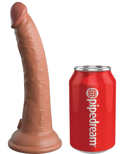KING COCK - ELITE REALISTIC SILICONE DILDO 17.8 CM CARAMEL KING COCK - ELITE REALISTIC SILICONE DILDO 17.8 CM CARAMEL