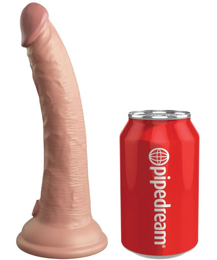 KING COCK - ELITE REALISTIC DILDO VIBRATOR & SILICONE REMOTE CONTROL 17.8 CM KING COCK - ELITE REALISTIC DILDO VIBRATOR & SILICONE REMOTE CONTROL 17.8 CM