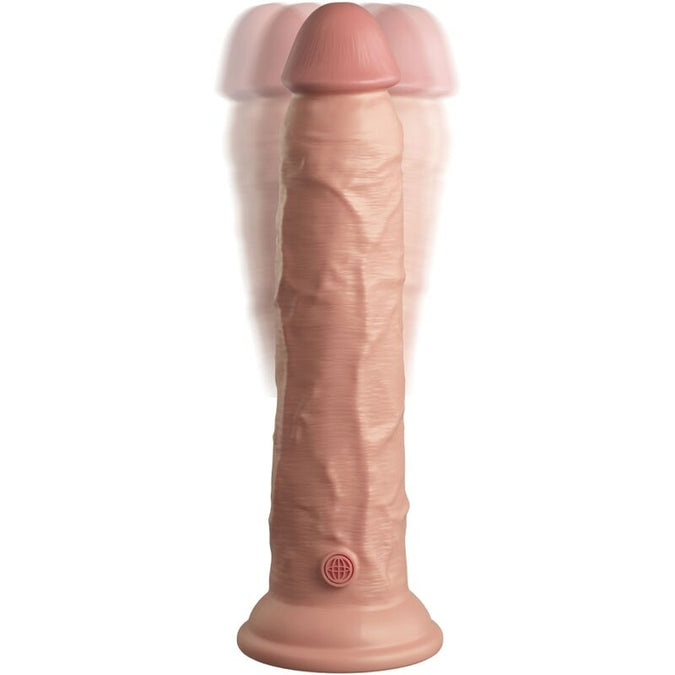 KING COCK - ELITE REALISTISCHE DILDO VIBRATOR & SILICONEN AFSTANDSBEDIENING 23 CM