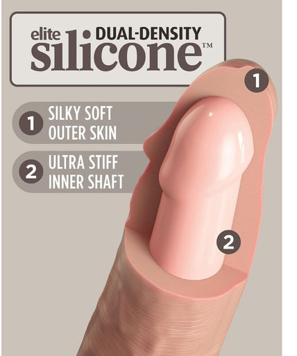 KING COCK - ELITE REALISTIC DILDO VIBRATOR & SILICONE REMOTE CONTROL 23 CM KING COCK - ELITE REALISTIC DILDO VIBRATOR & SILICONE REMOTE CONTROL 23 CM