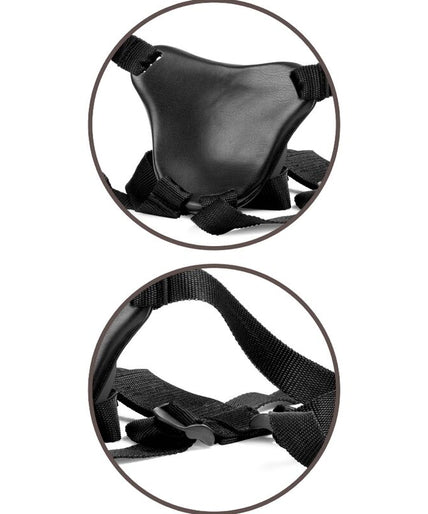 KING COCK - ELITE COMFY ADJUSTABLE HARNESS WITH DILDO 17.8 CM KING COCK - ELITE COMFY ADJUSTABLE HARNESS WITH DILDO 17.8 CM