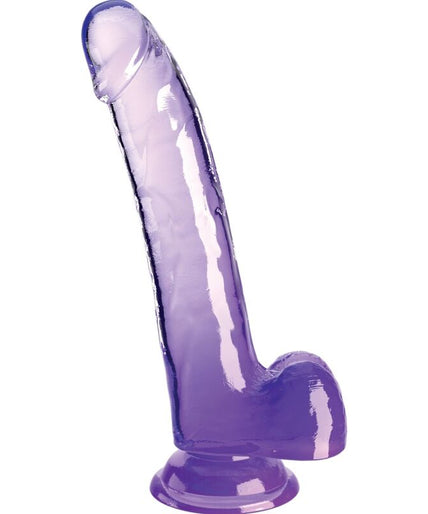 KING COCK - DOORZICHTIGE DILDO MET TESTIKELS 20,3 CM PAARS KING COCK - DOORZICHTIGE DILDO MET TESTIKELS 20,3 CM PAARS