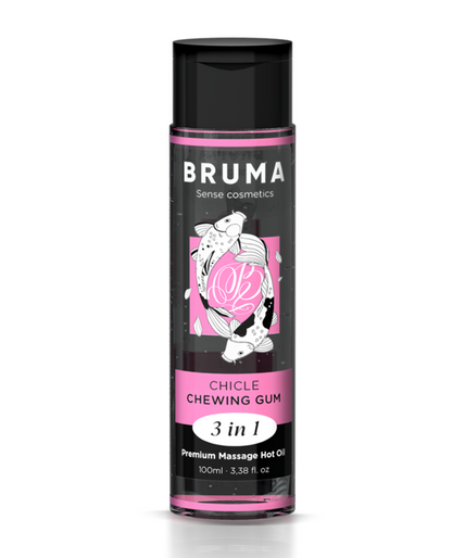 BRUMA - PREMIUM MASSAGE HOT OIL CHEWING GUM 3 IN 1 - 100 ML BRUMA - PREMIUM MASSAGE HOT OIL CHEWING GUM 3 IN 1 - 100 ML