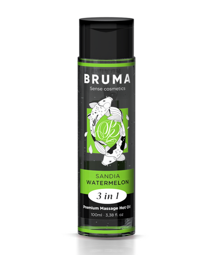 BRUMA - PREMIUM MASSAGE HOT OIL WATERMELON 3 IN 1 - 100 ML BRUMA - PREMIUM MASSAGE HOT OIL WATERMELON 3 IN 1 - 100 ML