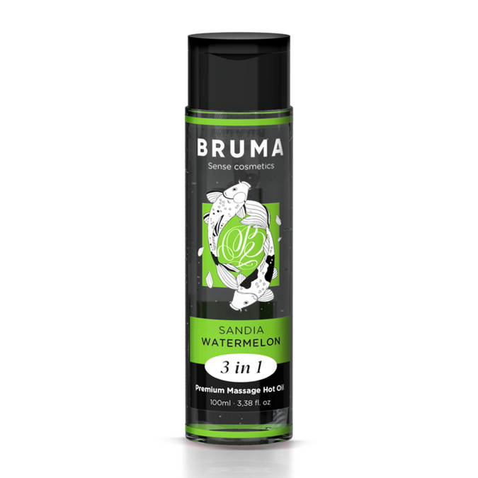 BRUMA - PREMIUM MASSAGE HETE OLIE WATERMELOEN 3 IN 1 - 100 ML