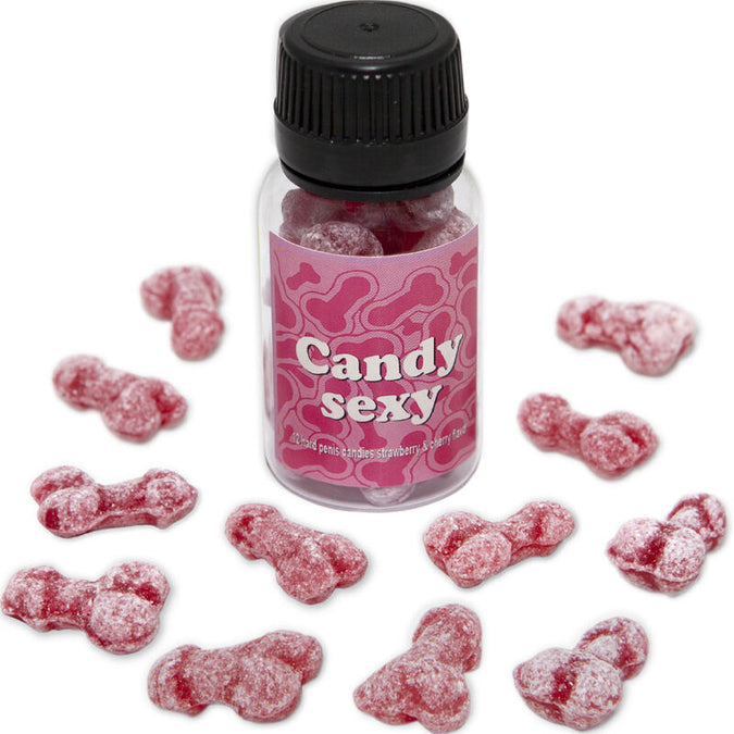 DIABLO PICANTE - CANDY SEXY POTJE MET 12 GOMMIES MET AARDBEI-KERSENSMAAK