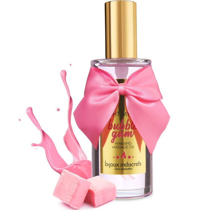 Bijoux – Indiscrets Light My Fire Massageolie met verwarmend effect en kauwgom smaak