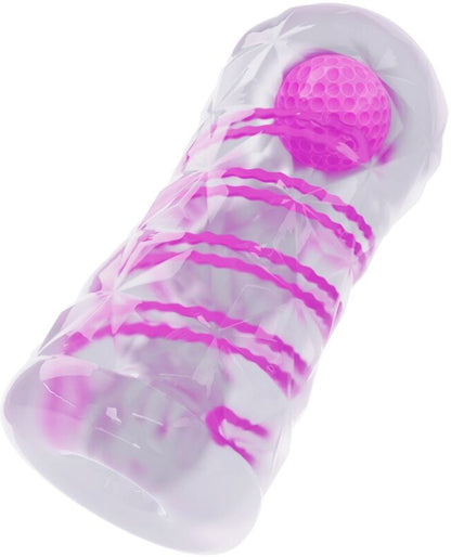Pretty Love – Fantasy mannelijke masturbator met interne spiraal en transparante balletjes Pretty Love – Fantasy mannelijke masturbator met interne spiraal en transparante balletjes