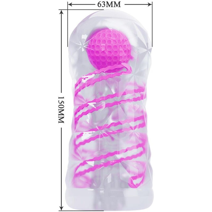 Pretty Love – Fantasy Male Masturbator With Internal Spiral And Transparent Balls