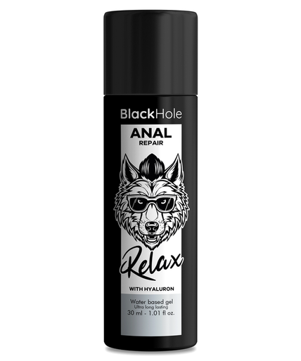 BLACK HOLE - ANAL REPAIR WATER BASED RELAX WITH HYALURON 30 ML BLACK HOLE - ANAL REPAIR WATER BASED RELAX WITH HYALURON 30 ML
