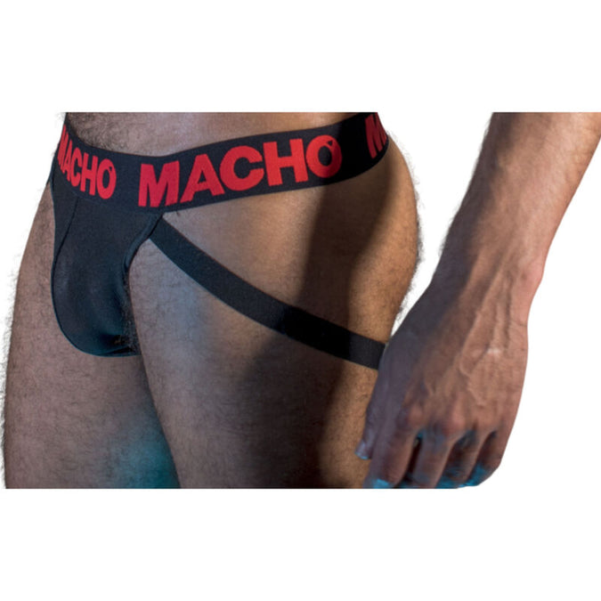 MACHO - MX26X2 JOCK ZWART/ROOD S