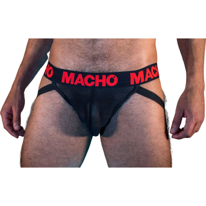 MACHO - MX26X2 JOCK ZWART/ROOD M