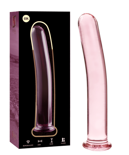 NEBULA SERIES BY IBIZA - MODEL 8 DILDO BOROSILICATE GLASS PINK 14.5 CM -O- 2 CM NEBULA SERIES BY IBIZA - MODEL 8 DILDO BOROSILICATE GLASS PINK 14.5 CM -O- 2 CM