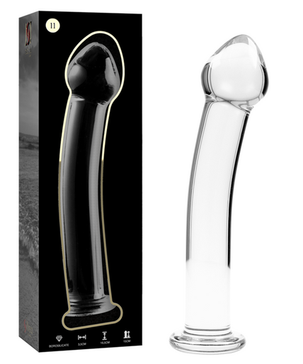 NEBULA SERIES BY IBIZA - MODEL 11 DILDO BOROSILICATE GLASS CLEAR 16 CM -O- 3 CM NEBULA SERIES BY IBIZA - MODEL 11 DILDO BOROSILICATE GLASS CLEAR 16 CM -O- 3 CM