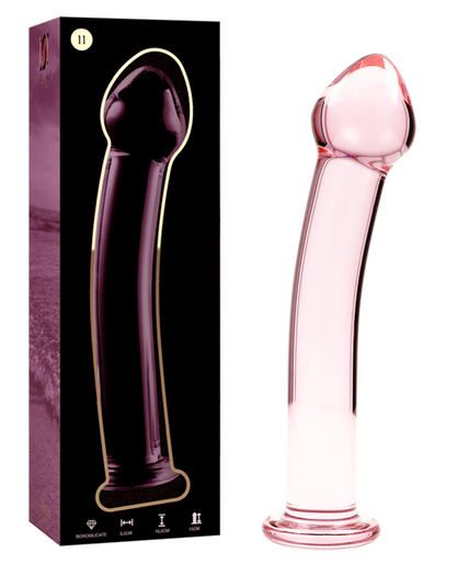 NEBULA SERIES BY IBIZA - MODEL 11 DILDO BOROSILICATE GLASS PINK 16 CM -O- 3 CM NEBULA SERIES BY IBIZA - MODEL 11 DILDO BOROSILICATE GLASS PINK 16 CM -O- 3 CM