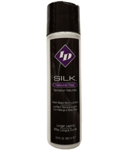 ID SILK - FEEL NATURAL WATER AND SILICONE BASED LUBRICANT 250 ML ID SILK - FEEL NATURAL WATER AND SILICONE BASED LUBRICANT 250 ML