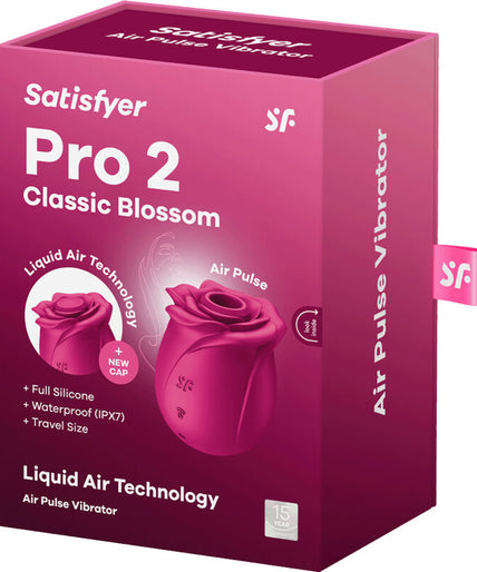 Satisfyer – Air Pulse Pro 2 Classic Blossom Vibrator Satisfyer – Air Pulse Pro 2 Classic Blossom Vibrator