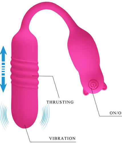 PRETTY LOVE - NOBIKUMA PINK SILICONE VIBRATING BULLET PRETTY LOVE - NOBIKUMA PINK SILICONE VIBRATING BULLET