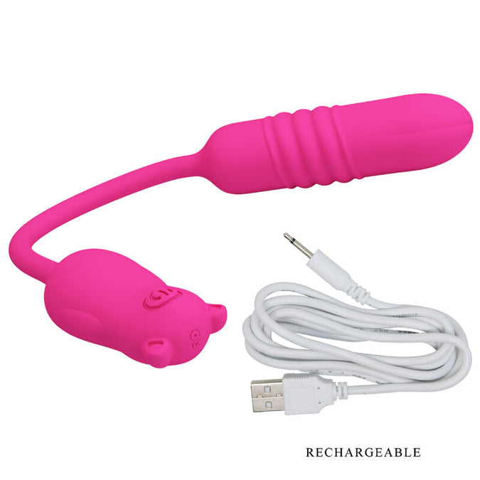 Pretty Love – Nobikuma Pink Silicone Vibrating Bullet