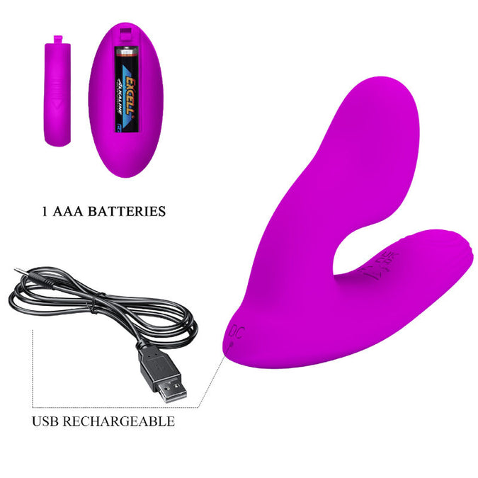 PRETTY LOVE - MELVIN CLITORIS MASSAGER MET AFSTANDSBEDIENING
